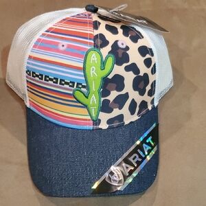 Ariat Multicolor Cactus Trucker Hat